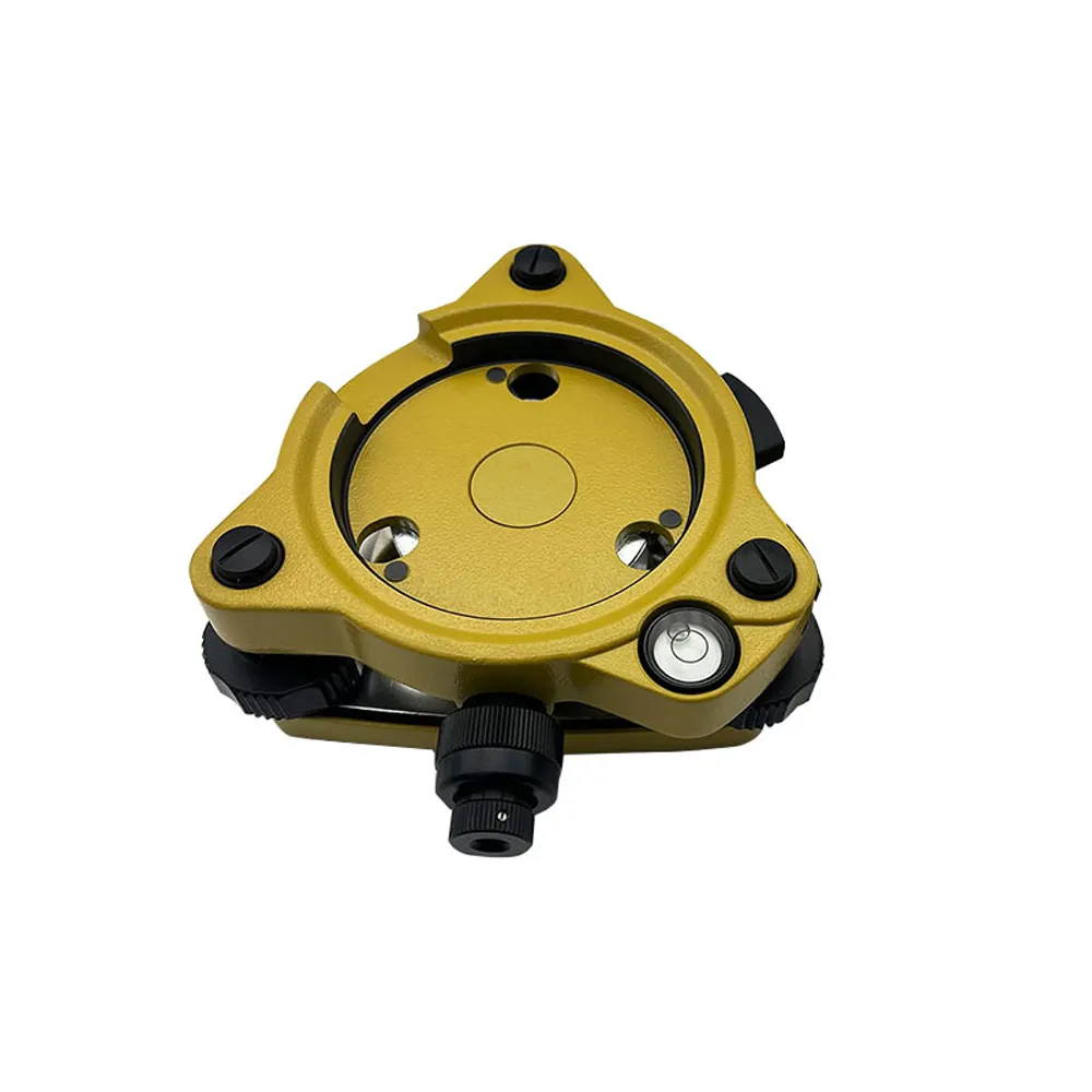 Yellow Tribrach With Optical Plummet for Total Station GNSS GPS and Prism