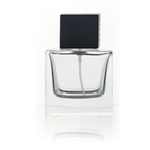 Flacon de parfum en verre Cube 3.4 ml, récipient vide, bouteille avec bouchon en bois, Spray à sertir, 100 pièces - Product Image 6