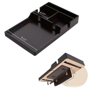 Sofa Movable Coffee <b>Tray</b> Wooden Rectangle 4-7 Compartments Multifunction <b>Storage</b> <b>Tray</b> For Home Snack Fruit Organization - Product Image 5
