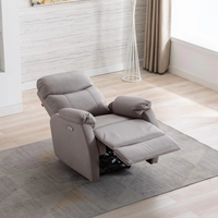 Canapé inclinable en cuir artificiel personnalisé, confortable, pour salon, meubles de salon