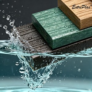 Planches de <span class=keywords><strong>bois</strong></span> HDPE recyclées en plastique durable Planches de <span class=keywords><strong>bois</strong></span> d'imitation pour l'aménagement paysager de balustrades de meubles d'extérieur - Product Image 3