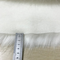 Égypte prix de gros neige blanc couleur cheveux longs fausse fourrure peluche tissu