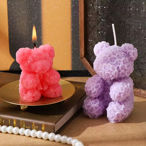Hot Sell Luxury Romantic Soy Wax <b>Candle</b> Custom Scented Crystal Aromatherapy <b>Candle</b> Private Label <b>Gift</b> for Diwali Valentine's Day - Product Image 4