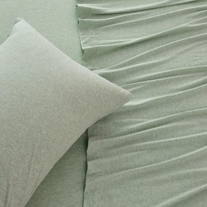 Set di lenzuola in Jersey di <span class=keywords><strong>grandi</strong></span> dimensioni in cotone Ultra-morbido con federa stile t-shirt - Product Image 4