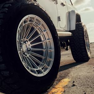 17 18 19 20 21 22 24 26 بوصة 4x4 على الطرق الوعرة سيارات الدفع الرباعي عجلة مزورة لتويوتا برادو fj لفورد رابتور f150 rorger f250 f350 mache - Product Image 2