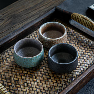 XUANHUI Meilleure vente Ensemble de tasses à café en céramique japonaise Latte arabe sans anse Tasse à thé en céramique Tasse à café - Product Image 5