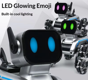 Robot de Juguete Inteligente con Control Remoto, Doble RC, 8 Ruedas, Luces y Música, Perro Robot Electrónico, Acrobacias a Control Remoto, Auto de Acrobacias RC para Niños - Product Image 2