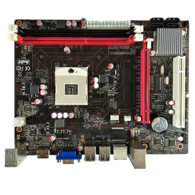 PCWINMAX Manufacturer HM55 PGA988 DDR3 Desktop Computer Motherboard Support Core I7 I5 I3 Processors