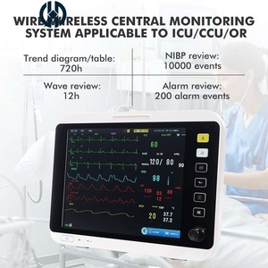 Monitor de paciente multiparámetro veterinario médico, máquina de ECG de grado médico con pantalla táctil para clínicas de animales con - Product Image 2
