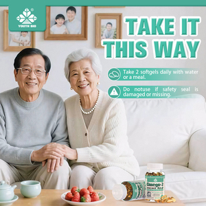 Gélules d'huile de poisson Oméga-<span class=keywords><strong>3</strong></span> haute puissance 1000mg DHA pour améliorer la concentration et la mémoire <span class=keywords><strong>des</strong></span> passionnés d'apprentissage – Prêtes à être expédiées, sans OGM, usage quotidien - Product Image 6