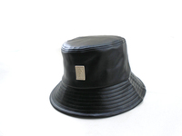 Travel Fisherman Leisure Bucket Hat Benutzer definierte Deutschland Summer Cap PU Leder Fisherman Hat Benutzer definierte PVC Patch Logo Design Bucket Cap
