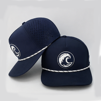 Casquette Snapback 5 Panneaux Personnalisée avec Logo d'Entreprise, Imperméable, Logo en Caoutchouc Découpé au Laser, Chapeau de Sport de Golf OEM