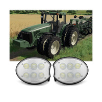 Phare de travail LED super lumineux R/L à large faisceau pour tracteur RE205362 RE181913
