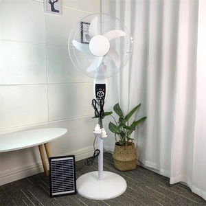 Ventilateur sur pied populaire avec chargeur de téléphone portable, pour extérieur et intérieur, 16-18 pouces, rechargeable, solaire, avec télécommande et lumière LED - Product Image 6