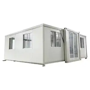 Casa contenedor expandible deslizable prefabricada de 20 pies/remolque de oficina a la venta
