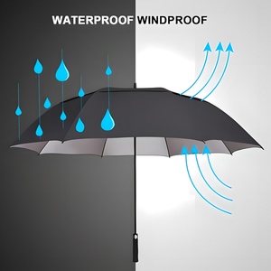 Personalized Golf <b>Umbrellas</b> Wholesale Big Jumbo Heavy Duty Protection UV Rain Double Layer Golf <b>Umbrella</b> - Product Image 2