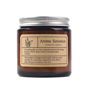 Vela Aromática Artesanal en Forma de Taza, Estilo Vegetal, de Vidrio Color Canela, Sin Humo, con Aroma Romántico, Regalo Perfecto para Anfitrionas - Product Image 5