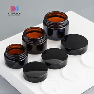 ขวดแก้วสีชาขนาด 30 <span class=keywords><strong>ม</strong></span>ล. 50 กรัม สำหรับเครื่องสำอาง ฝาพลาสติกสีดำ ปากกว้าง ผนังหนา พิ<span class=keywords><strong>ม</strong></span>พ์ลาย สำหรับบรรจุน้ำ<span class=keywords><strong>ม</strong></span>ันใส่ผ<span class=keywords><strong>ม</strong></span> <span class=keywords><strong>เซ</strong></span><span class=keywords><strong>รั่</strong></span><span class=keywords><strong>ม</strong></span>บำรุงผิว - Product Image 3