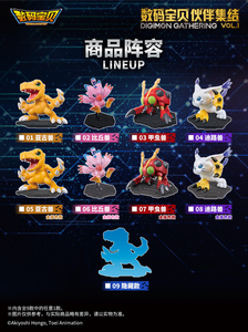 Auténtico BAN DAI <span class=keywords><strong>Digimon</strong></span> Gathering Vol.1 Caja Sorpresa de Modelos, Set Completo de 8 Piezas, Figura de Anime Coleccionable, Regalo - Product Image 2