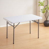Table pliante légère et imperméable en plastique HDPE portable pour le camping en plein air, les pique-niques, le jardin, la terrasse, la pelouse, la salle à manger