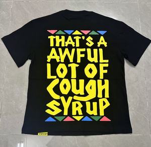 T-shirts en gros « C'est vraiment beaucoup <span class=keywords><strong>de</strong></span> sirop contre la toux » 100 % coton, coupe classique, épaules tombantes, imprimé vintage pour hommes - Product Image 6