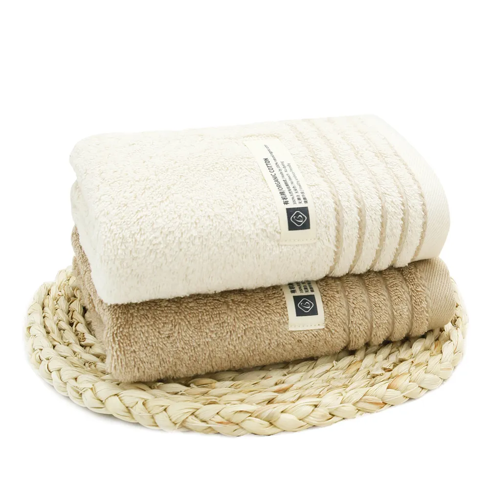 Custom Factory Supply Katoen Thuisgebruik Gezicht Handdoek 100% Biologisch Katoen Gezicht Handdoeken