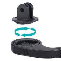 Kamera Aksi Olahraga Komputer Sepeda untuk Garmin/XOSS, Dudukan Ekstensi Lampu Depan, Senter, Klip Lampu, Braket Penyangga