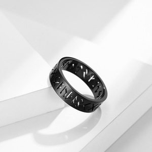 Bague <span class=keywords><strong>Boussole</strong></span> Viking Vegvisir Homme Acier Inoxydable Runes Nordiques Anneau Bijoux Gros Fabricant Personnalise Cadeau - Product Image 5