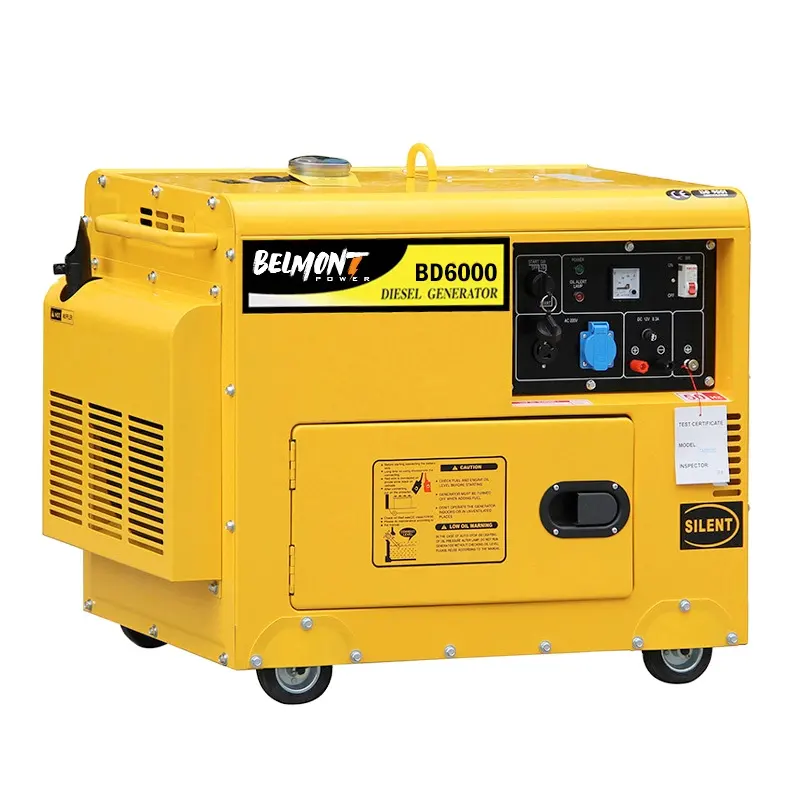 220V 380V 110V 5KVA 15KVA 4.5KW 4.6KW 5KW 5.5KW 6KW 6.5KW 7KVA 10KVA Portable Welding Silent Power Diesel Generator for Sale