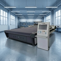 Machine de découpe automatique CNC à plat pour carton, autocollants, photos, carton pizza / machine de découpe en V avec pompe
