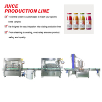 Machine complète de remplissage de jus, machine de remplissage, de bouchage, d'étiquetage et d'embouteillage de jus de pomme