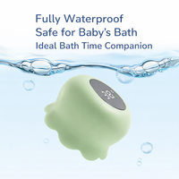 Thermomètre de bain pour bébé OEM, thermomètre numérique flottant à LED, étanche
