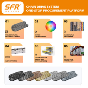 Cadena de Motocicleta SFR <span class=keywords><strong>420</strong></span> de 132 Eslabones, Repuesto para ATV de 50cc, 70cc, 125cc, Quad, Pit Bike, Pocket Bike, Buggy, Metálica - Product Image 6