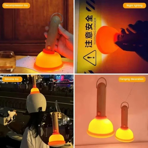 Wholesale Funny Toilet Plunger Shape Night <b>Light</b> Home Bedroom Stepless Dimming <b>Sleeping</b> Lamp USB Rechargeable Tricky Decor Gift - Product Image 4