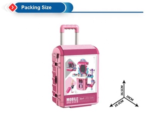 Hot Selling Children Girl Kids Pretend Play <strong>Makeup</strong> Toys Set for Dressing Table Cosmetics Toy <strong>Make</strong> up <strong>Game</strong> with Trolley case - Product Image 6
