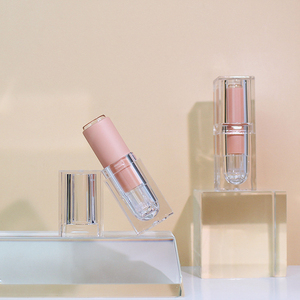 Yueshunxing Thấp Moq Biểu Tượng Tùy Chỉnh Rõ Ràng Frosted Độc Đáo Vuông Lip Balm Stick Container Son Môi Ống Rỗng Son Môi Container - Product Image 3