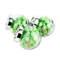 Bonbons durs à la menthe poivrée verte, bonbons à la menthe fraîche