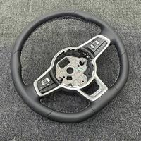 Volant en cuir pour VW MK7 Golf Plus 5 6 7 GTI Arteon CC Caddy R Polo Jetta TSI Tiguan DSG Passat B6 B8 Scirocco Amarok