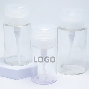 Customized Guangzhou 60 100 150 200ml 2oz 5oz Large Flat Shoulder Cosmetic Cleanser Bottle <b>Plastic</b> Bottles with <b>Cap</b> - Product Image 6