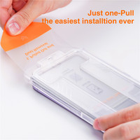 Protector de Pantalla de Vidrio Templado 2.5D para iPhone 18 17 16 15 Pro Max, Kit de Instalación sin Polvo, Protector de Pantalla sin Burbujas