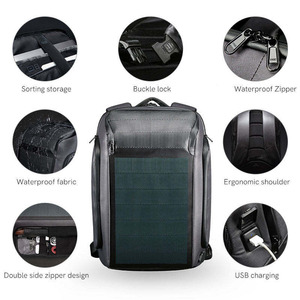 Mochila Solar Personalizada de Alta Calidad, Cargador Solar para Exteriores para Laptop, Teléfono Móvil, Camping, Senderismo, GZ RTS, Pedidos Mixtos al por Mayor - Product Image 2