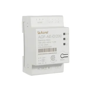 Compteur d'énergie électrique monophasé 3 fils 127V/220V avec communication modbus pour l'énergie solaire