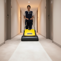 Nueva Aspiradora Industrial Vertical de Rodillo Ancho Eléctrica de Empuje Manual para Alfombras 35L <75dba Silenciosa para Hoteles y Centros Comerciales 2150W