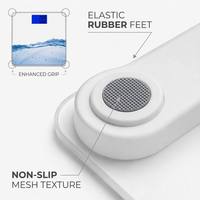 Báscula Digital para Baño, de Vidrio Templado con Pantalla LCD, Moderna, Delgada, Portátil, Personal y Profesional