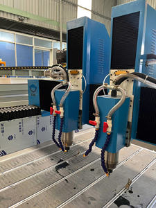 Machine de gravure sur pierre CNC industrielle à double tête 24000 tr/min pour granit et marbre - Product Image 4