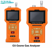 Analyseur de gaz ozone portable IP65 OC-903 avec alarme de dépassage de limite, plage 0~20ppm, pour atelier de désinfection à l'ozone