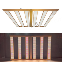 Lampes de culture LED 3,3 µmol/J 6,2 LBS 1300W Pliable Samsung Spectre complet Double canal LED Lampe de culture pour plantes 1300 Watt avec UV IR