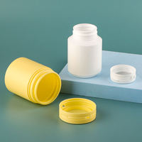 Bouteille en plastique HDPE avec bouchon à clapet, 100-150 ml, vide, pour gélules, vitamines, suppléments, médicaments et produits de santé - Vente en gros