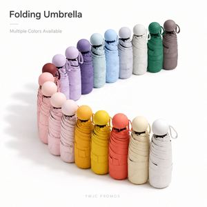 Paraguas de Bolsillo Mini Portátil, Protección UV, Doble Uso para Sol y Lluvia, Ligero y Plegable, OEM - Product Image 1