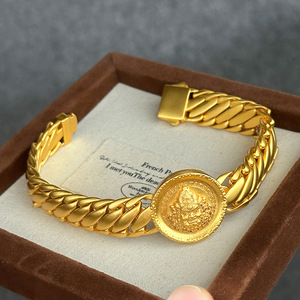 Pulsera <span class=keywords><strong>de</strong></span> Cobre Ecológica con Diseño <span class=keywords><strong>de</strong></span> <span class=keywords><strong>Palabras</strong></span> Auspiciosas Chinas, <span class=keywords><strong>Dios</strong></span> <span class=keywords><strong>de</strong></span> la Riqueza, Venta al Por Mayor - Product Image 2